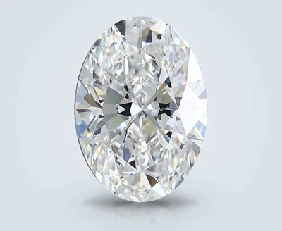 4.07ct F VVS2 Rare Carat Ideal Cut Oval Lab Grown Diamond