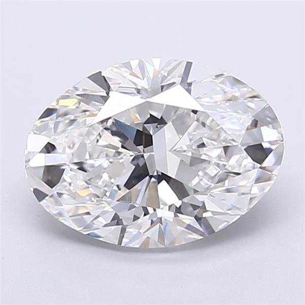 4.01ct D VVS2 Very Good Cut Oval Lab Grown Diamond