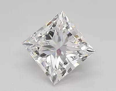0.63ct D VVS2 Rare Carat Ideal Cut Princess Lab Grown Diamond