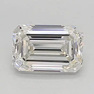2.08ct G VVS2 Excellent Cut Emerald Lab Grown Diamond
