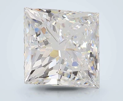 5.57ct E VVS2 Rare Carat Ideal Cut Princess Lab Grown Diamond