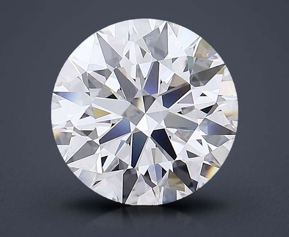 6.31ct D VS1 Rare Carat Ideal Cut Round Lab Grown Diamond