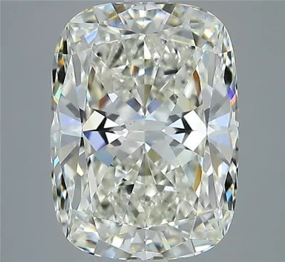 4.02ct K VS2 Rare Carat Ideal Cut Cushion Diamond