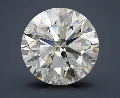 4.01ct K SI2 Excellent Cut Round Diamond
