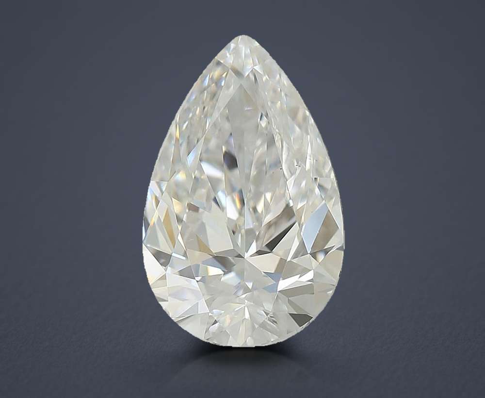 1.59ct D VS1 Rare Carat Ideal Cut Pear Lab Grown Diamond
