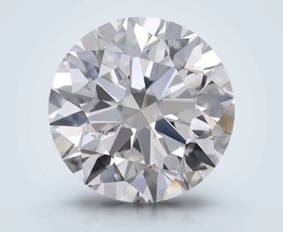 1.61ct F SI1 Rare Carat Ideal Cut Round Lab Grown Diamond