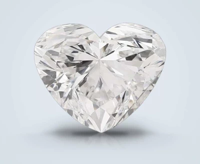 1.57ct D VVS2 Rare Carat Ideal Cut Heart Lab Grown Diamond