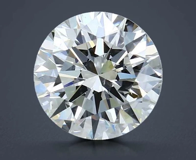 2.60ct I SI1 Rare Carat Ideal Cut Round Diamond