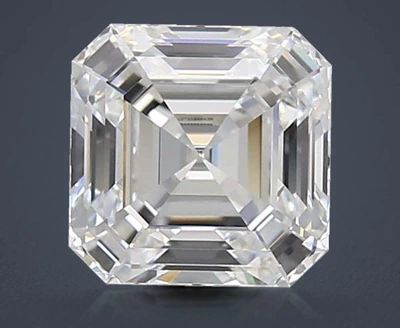 2.16ct D VVS1 Rare Carat Ideal Cut Asscher Lab Grown Diamond