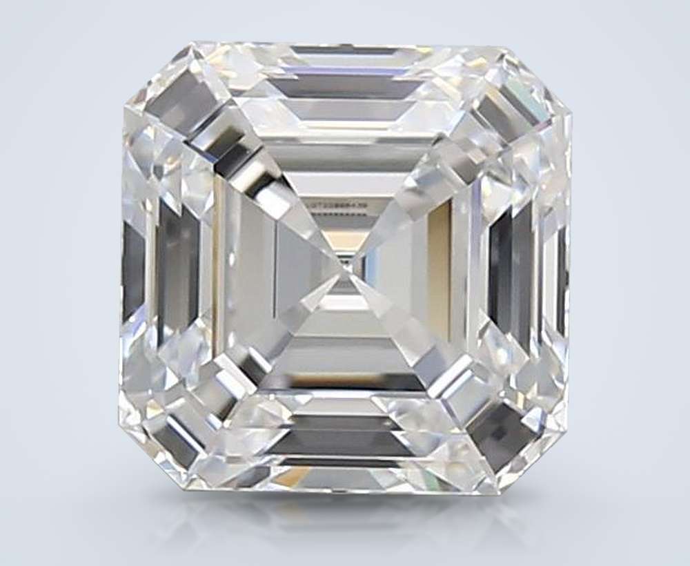 2.16ct D VVS1 Rare Carat Ideal Cut Asscher Lab Grown Diamond