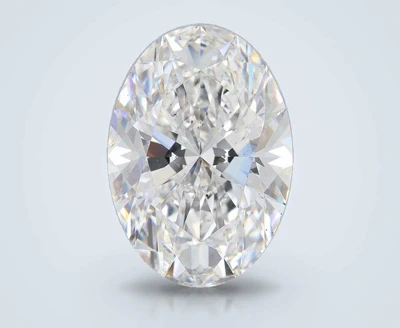 10.85ct F VS2 Rare Carat Ideal Cut Oval Lab Grown Diamond