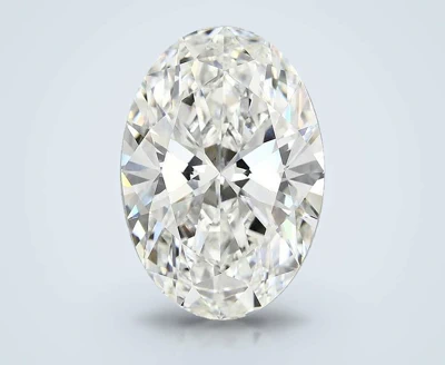 10.07ct F VVS2 Rare Carat Ideal Cut Oval Lab Grown Diamond