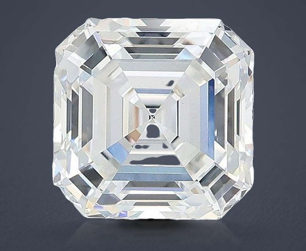 2.56ct E VVS2 Rare Carat Ideal Cut Asscher Lab Grown Diamond