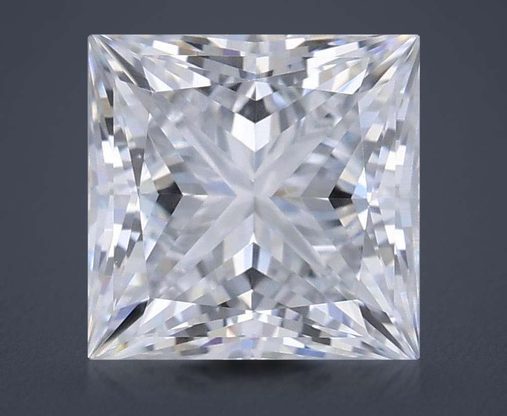 1.03ct E SI1 Rare Carat Ideal Cut Princess Lab Grown Diamond
