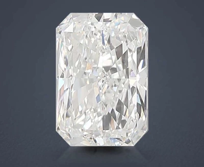 4.75ct E VS1 Rare Carat Ideal Cut Radiant Lab Grown Diamond
