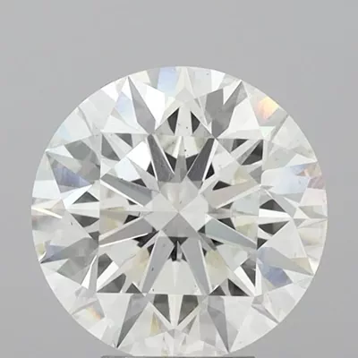 5.62ct I VS2 Excellent Cut Round Lab Grown Diamond