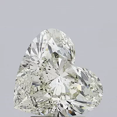 3.01ct J SI2 Rare Carat Ideal Cut Heart Diamond