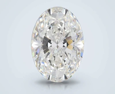 11.14ct F VS2 Rare Carat Ideal Cut Oval Lab Grown Diamond