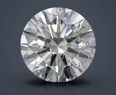 3.01ct H SI2 Rare Carat Ideal Cut Round Diamond