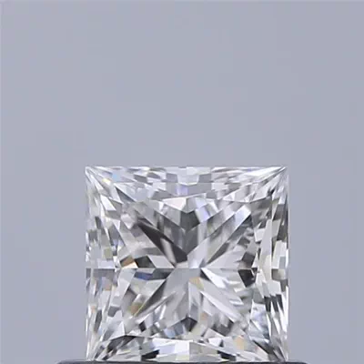0.55ct D VVS2 Rare Carat Ideal Cut Princess Lab Grown Diamond