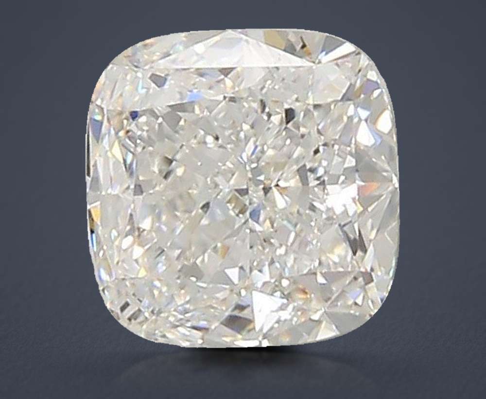 2.03ct E VVS1 Rare Carat Ideal Cut Cushion Lab Grown Diamond