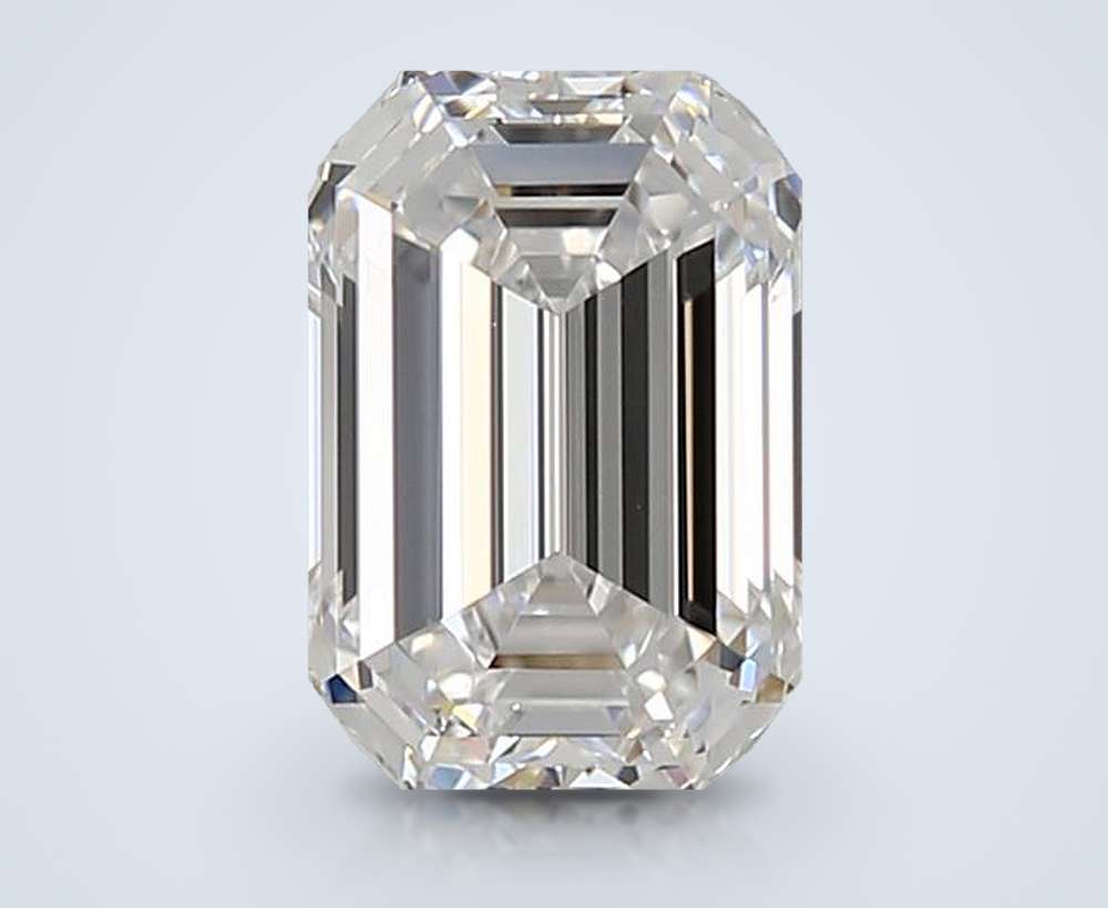1.28ct D VVS1 Rare Carat Ideal Cut Emerald Lab Grown Diamond