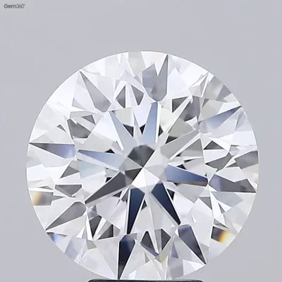 6.03ct D IF Rare Carat Ideal Cut Round Lab Grown Diamond