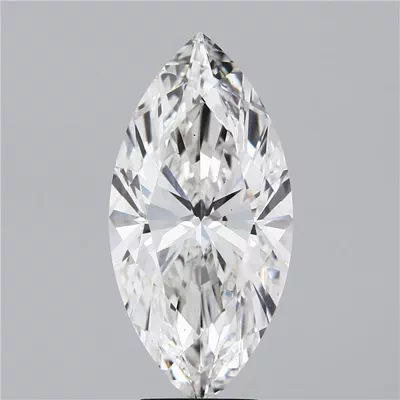 5.21ct G VS2 Rare Carat Ideal Cut Marquise Lab Grown Diamond