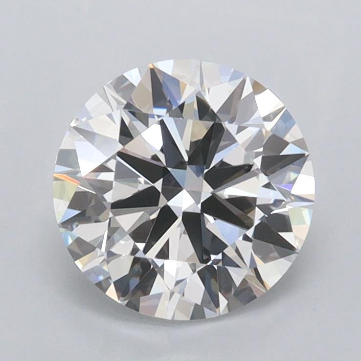 1.38ct D FL Rare Carat Ideal Cut Round Lab Grown Diamond