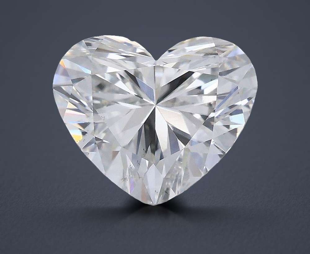 1.56ct F VS2 Rare Carat Ideal Cut Heart Lab Grown Diamond
