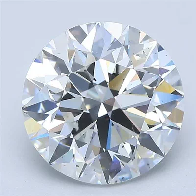3.61ct D SI1 Rare Carat Ideal Cut Round Diamond