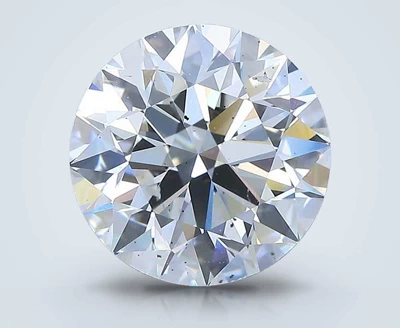 3.61ct D SI1 Rare Carat Ideal Cut Round Diamond