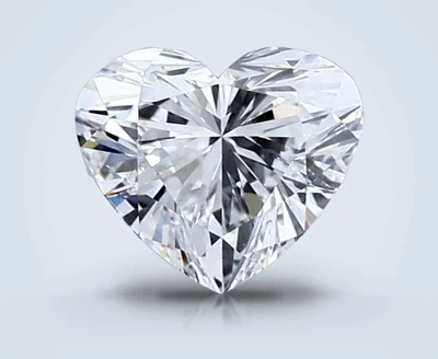 1.03ct D VVS2 Rare Carat Ideal Cut Heart Lab Grown Diamond