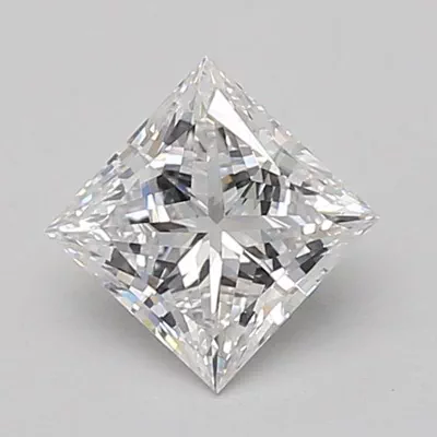 0.95ct D VS1 Rare Carat Ideal Cut Princess Lab Grown Diamond