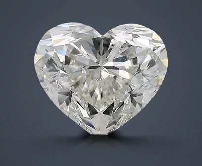 5.06ct I SI2 Rare Carat Ideal Cut Heart Diamond
