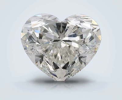 5.06ct I SI2 Rare Carat Ideal Cut Heart Diamond