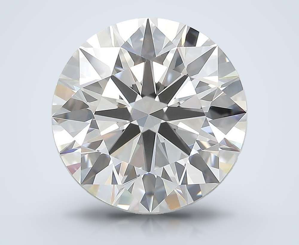 6.09ct E IF Rare Carat Ideal Cut Round Lab Grown Diamond