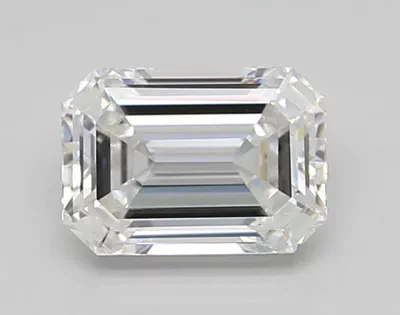 1.60ct E VS2 Rare Carat Ideal Cut Emerald Lab Grown Diamond