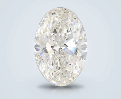 28.01ct G VS2 Rare Carat Ideal Cut Oval Lab Grown Diamond