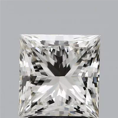 2.70ct H VS2 Rare Carat Ideal Cut Princess Lab Grown Diamond