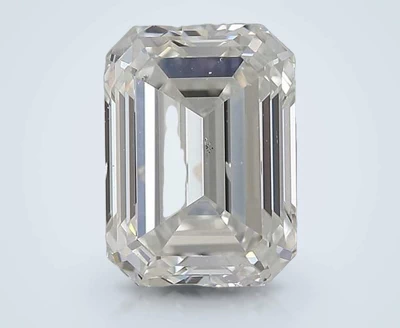 1.70ct I SI1 Rare Carat Ideal Cut Emerald Diamond