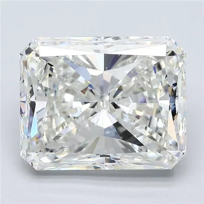 5.05ct H VS2 Very Good Cut Radiant Diamond