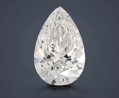 4.03ct F VS1 Rare Carat Ideal Cut Pear Lab Grown Diamond