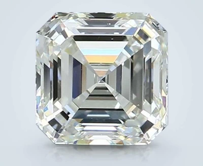 2.01ct J VS2 Rare Carat Ideal Cut Asscher Diamond