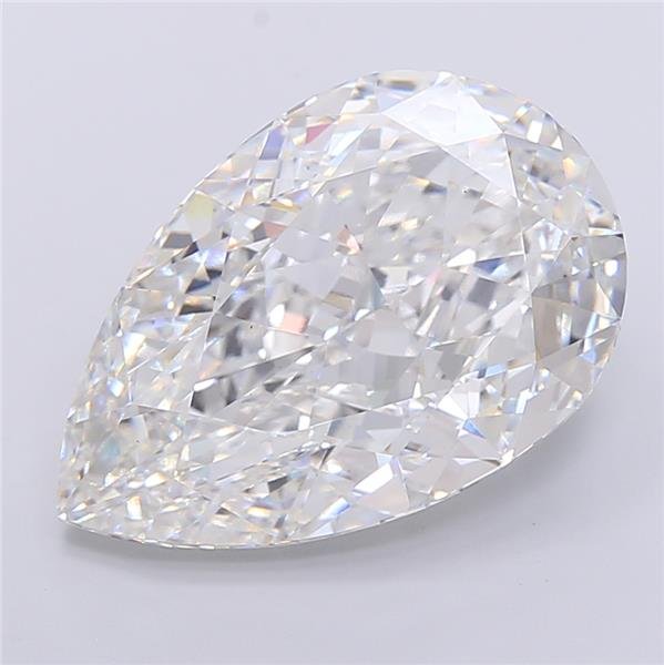 21.39ct F VS1 Rare Carat Ideal Cut Pear Lab Grown Diamond
