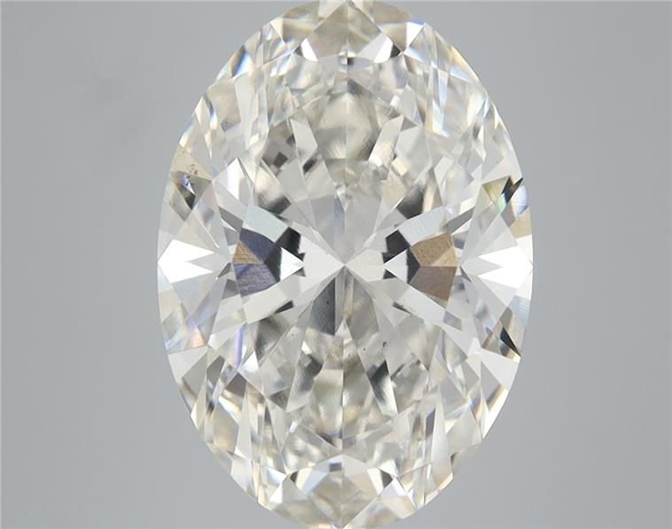 5.35ct H VS2 Rare Carat Ideal Cut Oval Lab Grown Diamond