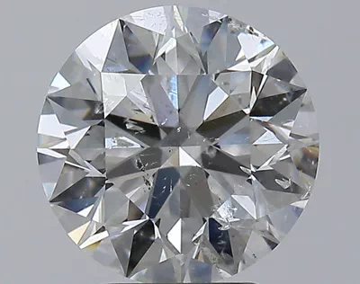 3.01ct G SI2 Rare Carat Ideal Cut Round Diamond