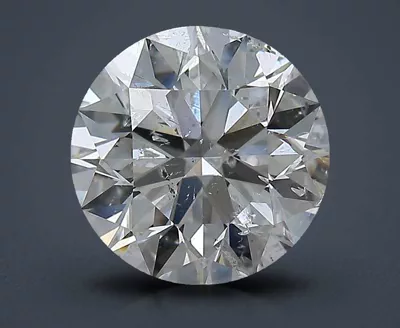 3.01ct G SI2 Rare Carat Ideal Cut Round Diamond