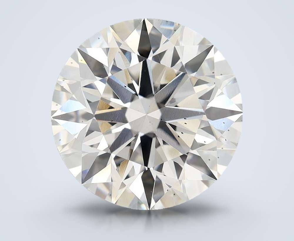 7.01ct F SI1 Excellent Cut Round Lab Grown Diamond