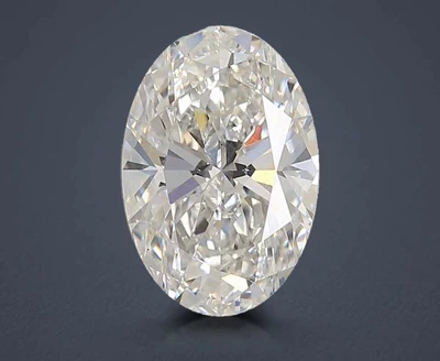 3.01ct D VS1 Rare Carat Ideal Cut Oval Lab Grown Diamond